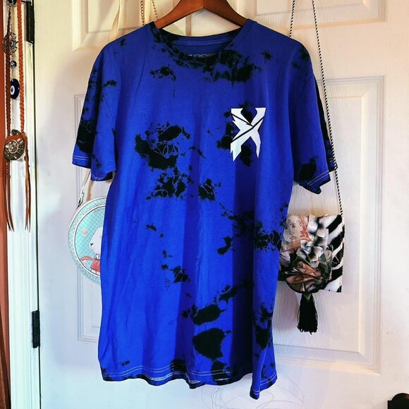 Excision merch- blue tye dye evolution tee - Picture 4 of 4